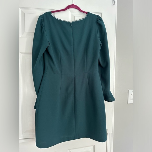 Club Monaco Mariney Mini Dress In Hunter Green Sz 10 - Picture 10 of 10